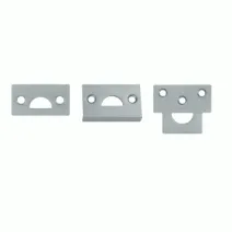 8 Inch Deltana Heavy Duty Surface Bolt (Brushed Chrome Finish)