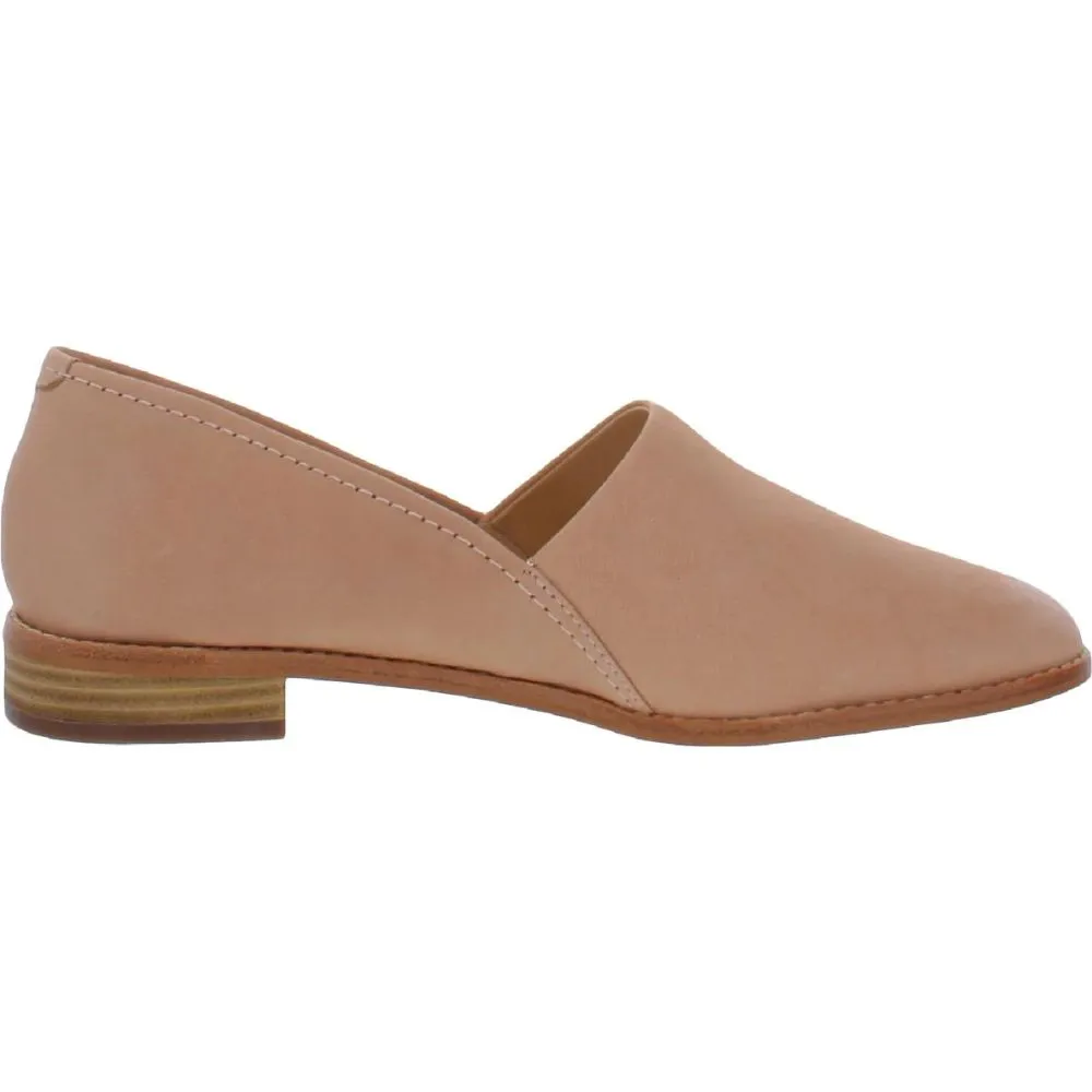 Clarks Womens Pure Easy Leather Slip On Loafers Pink
