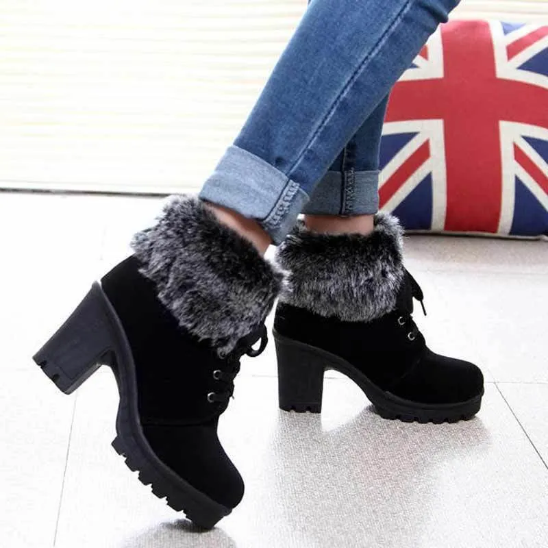 Classic Lace Up Ankle Boots