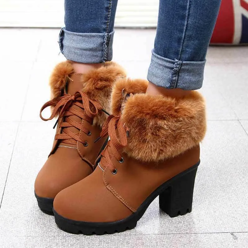 Classic Lace Up Ankle Boots