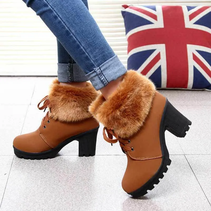 Classic Lace Up Ankle Boots