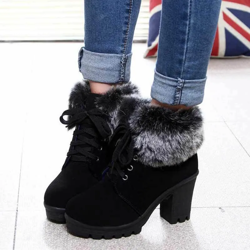 Classic Lace Up Ankle Boots