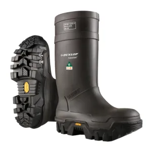 Dunlop Men's Winter Safety Boots Explorer Thermo  with Vibram Fire & Ice Sole, Steel Toe, Puncture Resistant, Thermal Insulation to -50°C, SRC   CSA Approved | Limited Sizes