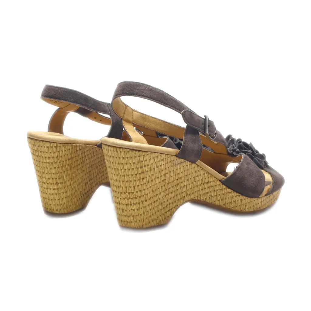 Gabor Mid-Heel Sandals Leather Brown Colour For Women