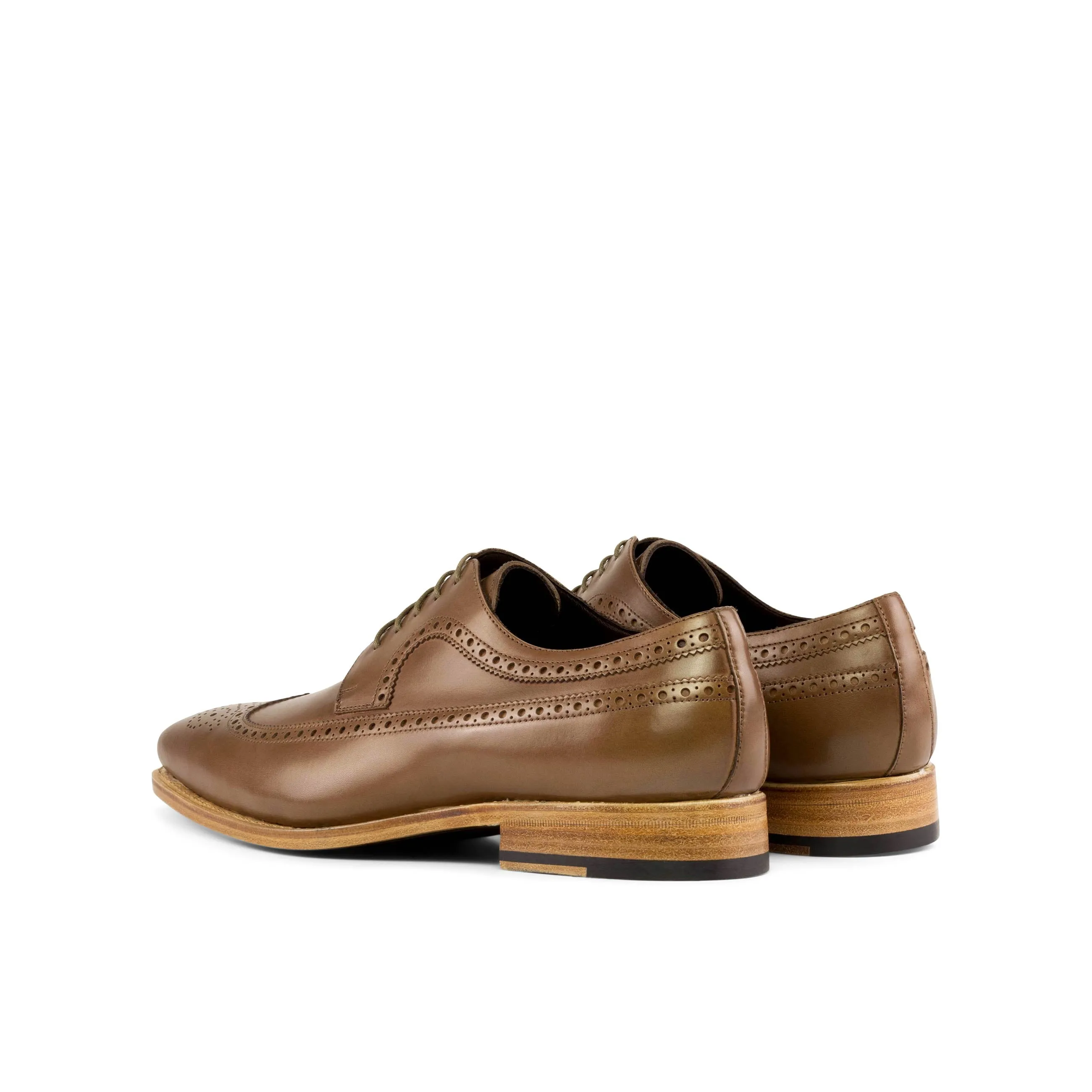 Light Brown Longwing Blucher Shoes