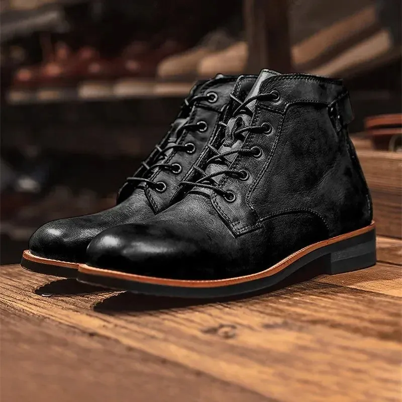 Marco Retro Motorcycle Boots