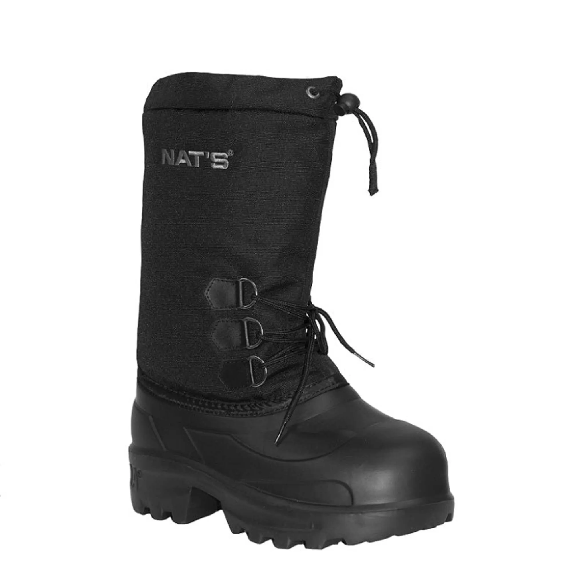 Nats Men's Winter Work Boots R900 | Nylon EVA Ultra-Light, Plain Toe, Removable Primaloft® Liner, -85°C Rated, Front Lacing, Draw Cord | Limited Sizes