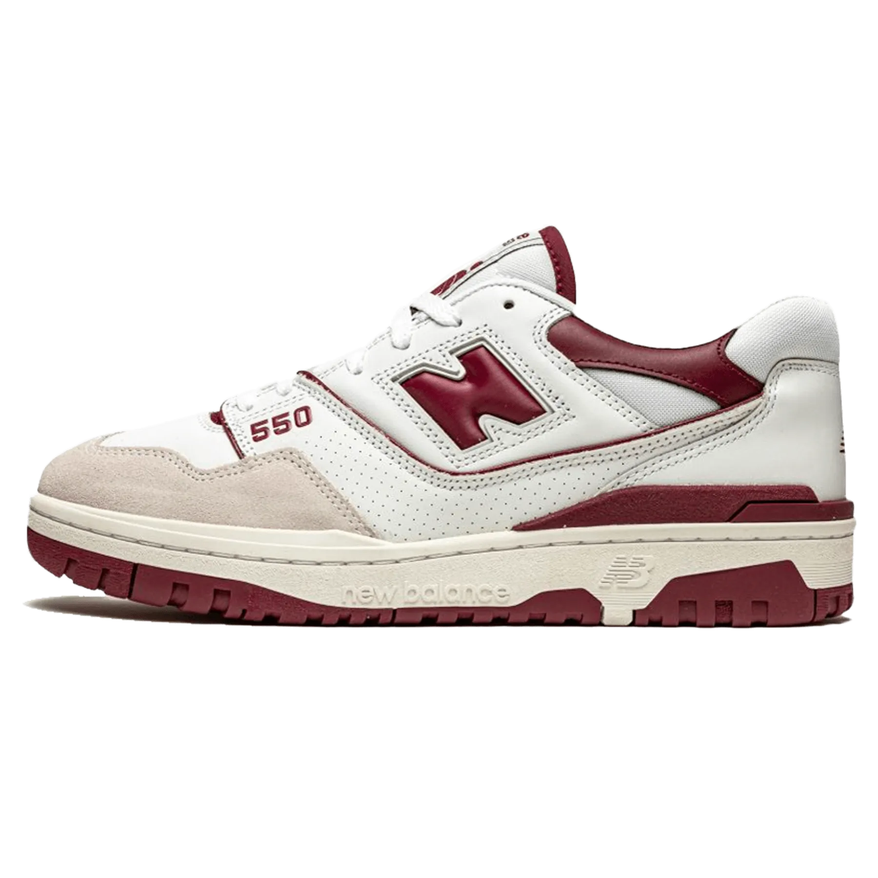 New Balance 550 Sea Salt Burgundy