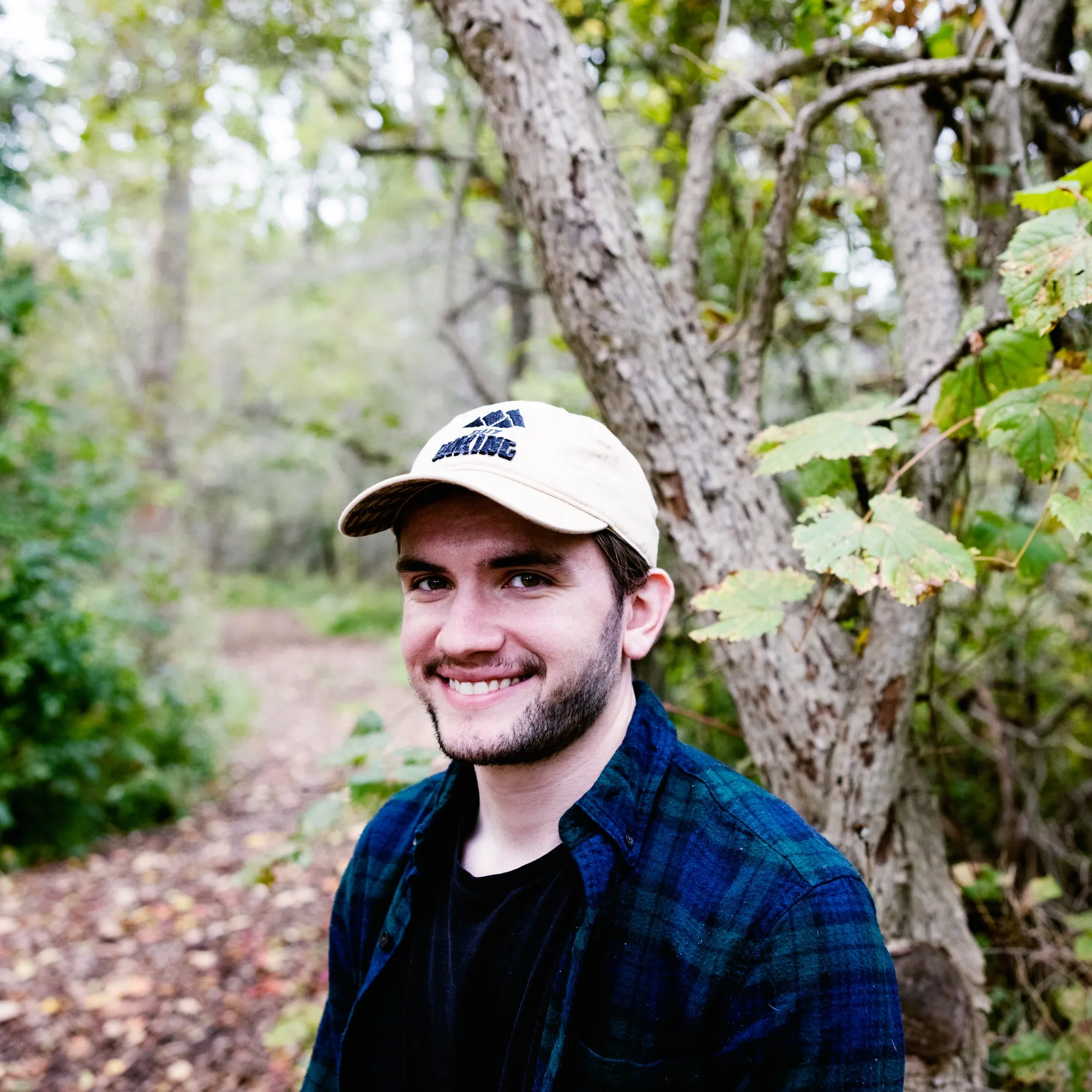 Out Hiking Tan Adjustable Hat