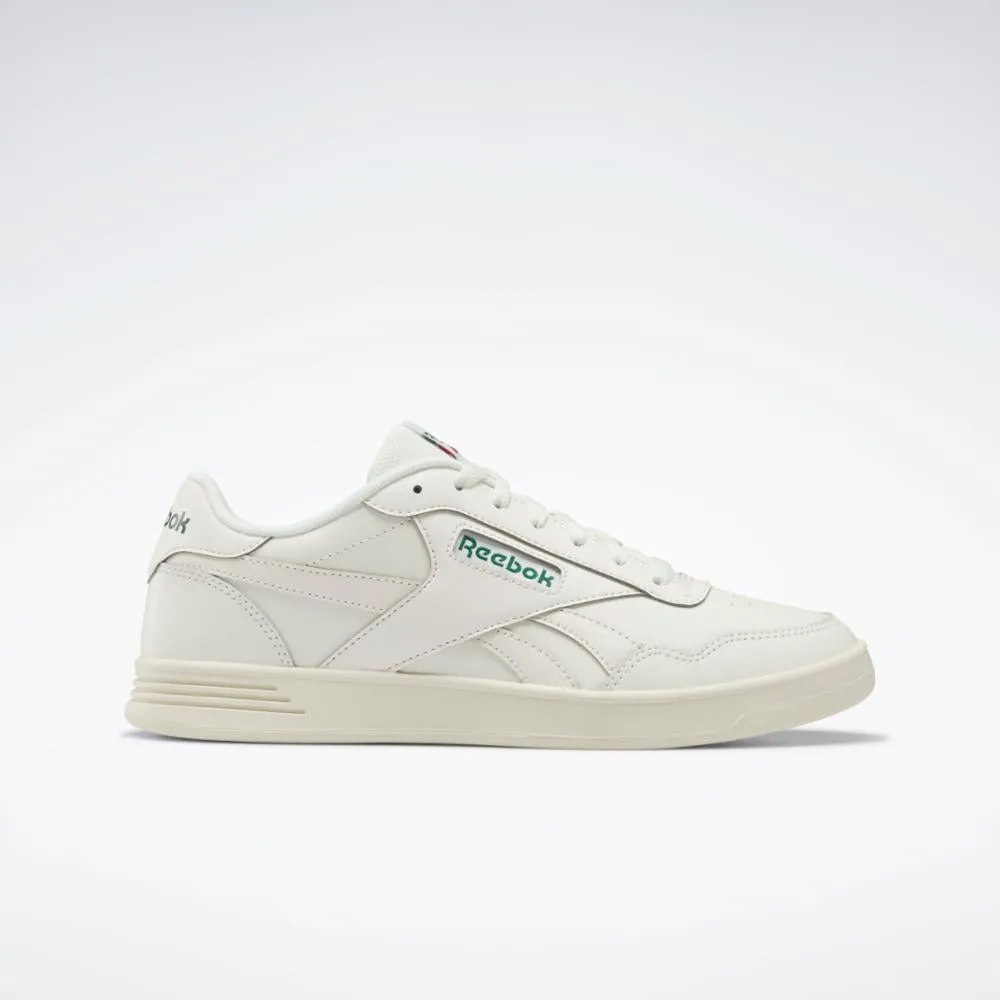 Reebok Footwear Men Reebok Court Advance Shoes CHALK/DARK GREEN