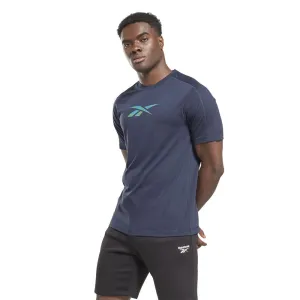 Reebok Remeras Masculino Train_Speedwick_Gfx_Tee Vector_navy