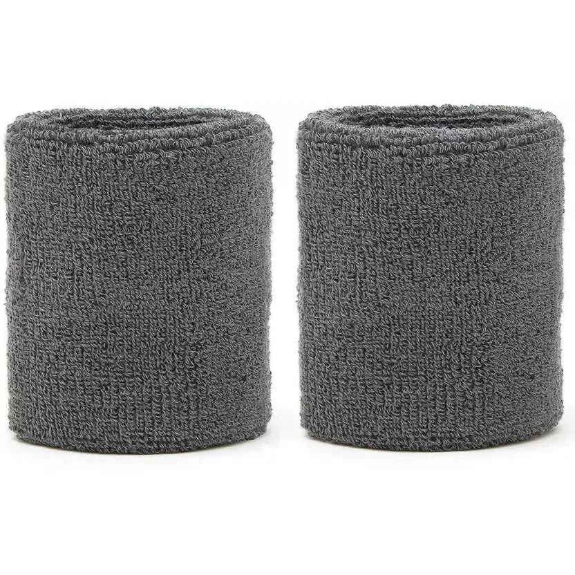 Reebok Sports Wristband, Long - Grey