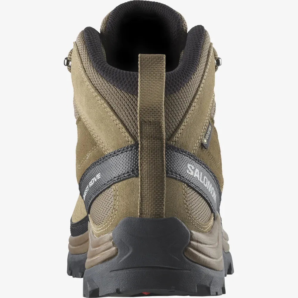 Salomon Men's Quest Rove GTX Hiking Waterproof Boots, Kangaro / Kelp / Black