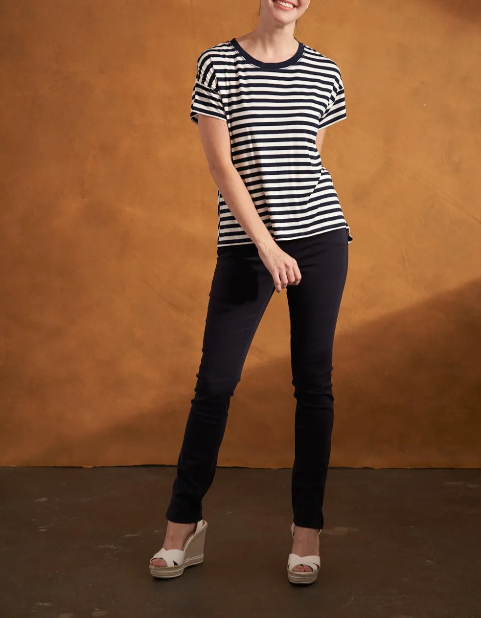 Short Sleeve Stripe Tee