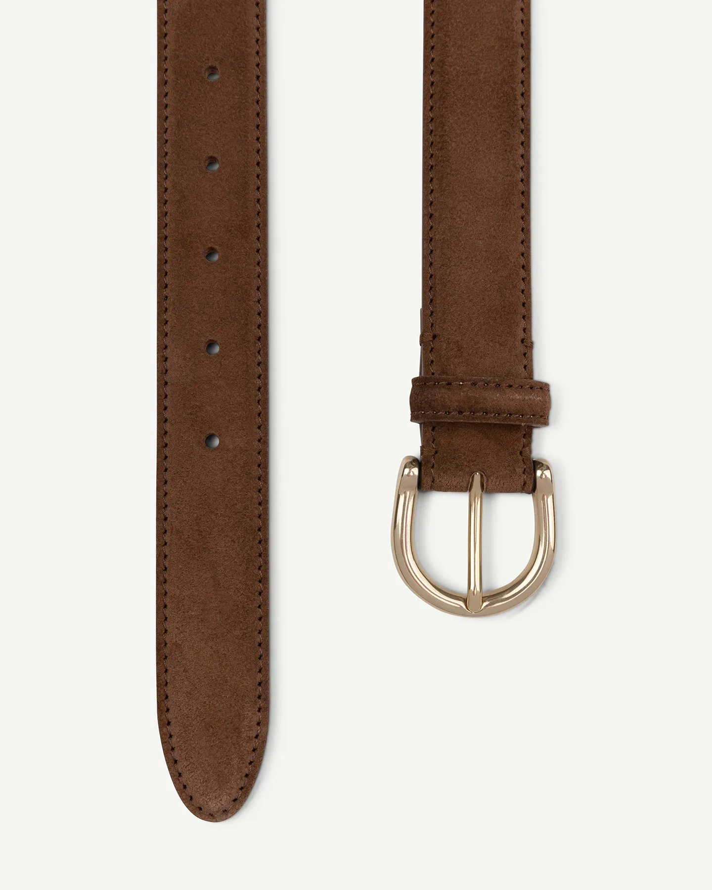 Snuff Suede Dress Belt