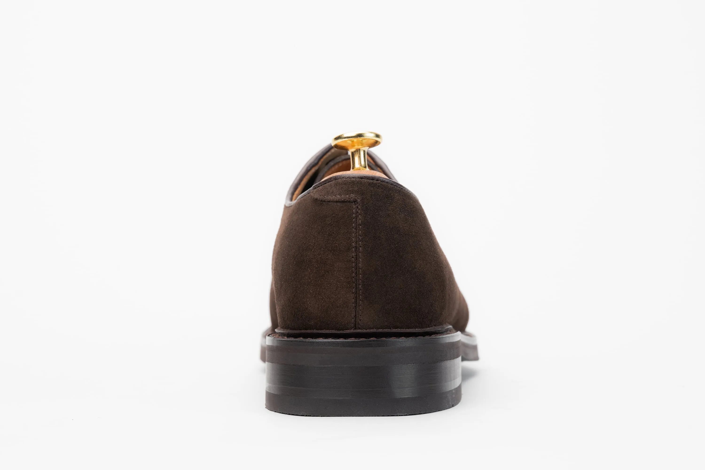 The Plain Toe Blucher - Brown Suede