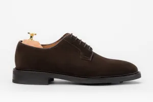 The Plain Toe Blucher - Brown Suede