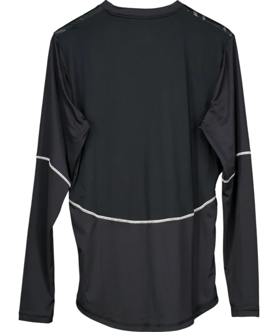 Under Armour Black Men's Heatgear® Fitted Long Sleeve UK M